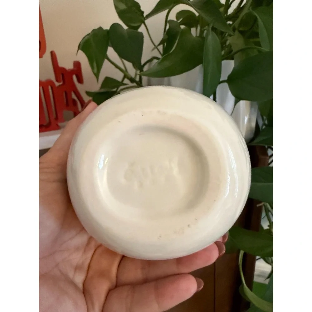 White Ceramic Cat Planter | Cat Lady Box Collectible